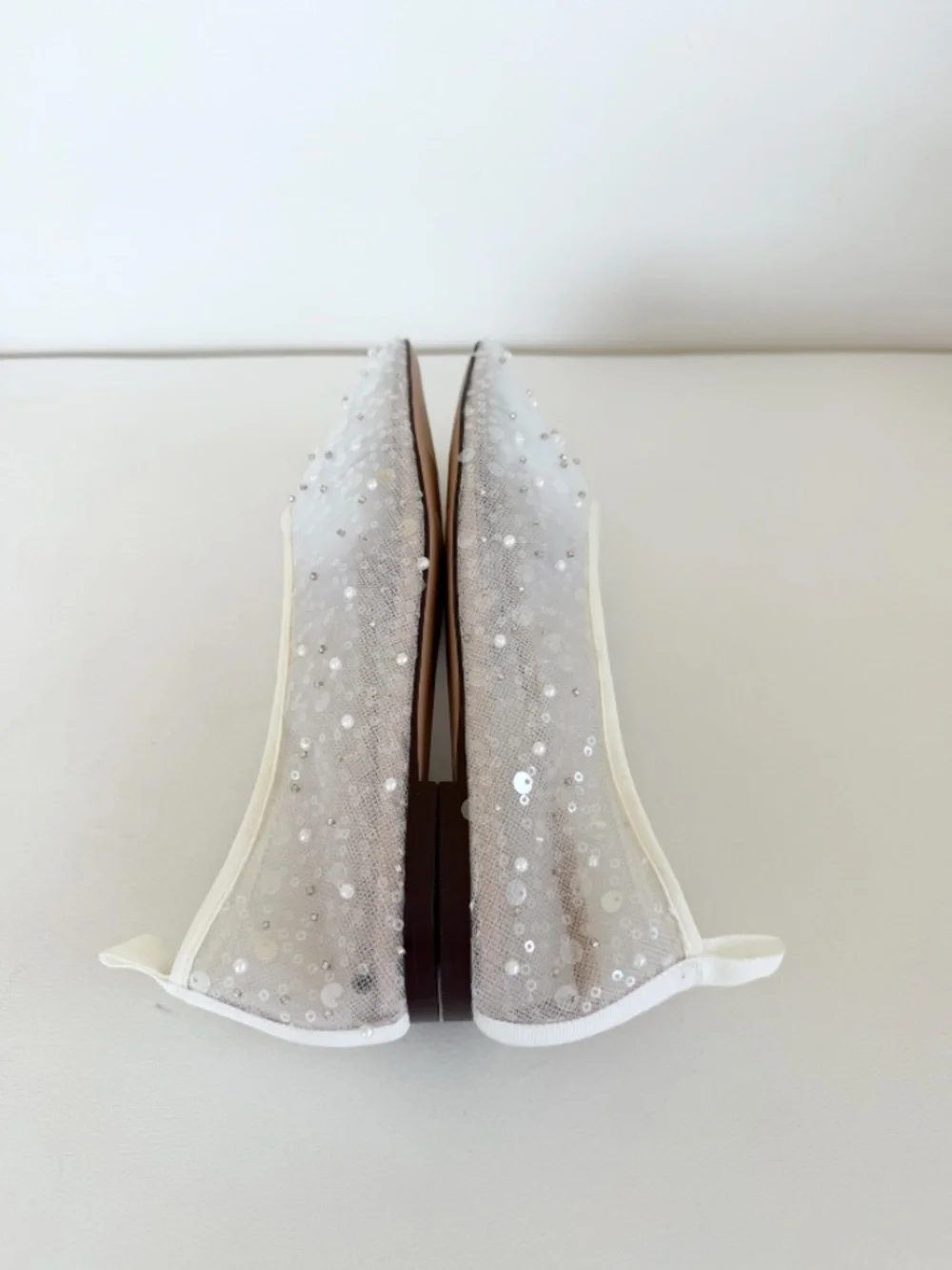 NWOT J.Crew “Quinn” Embellished Mesh Ballet Flat – Size 9.5